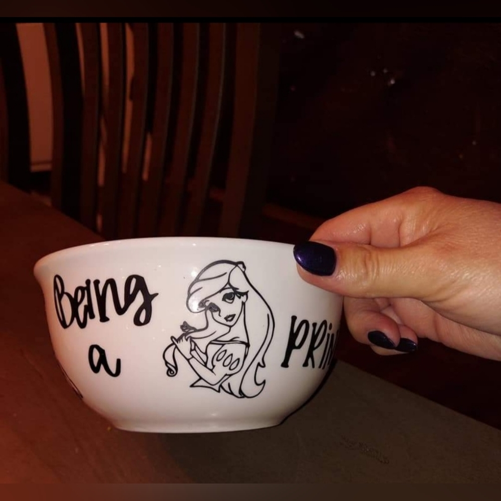 Disney princess bowl